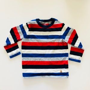 Toddler Striped Long Sleeve Tee